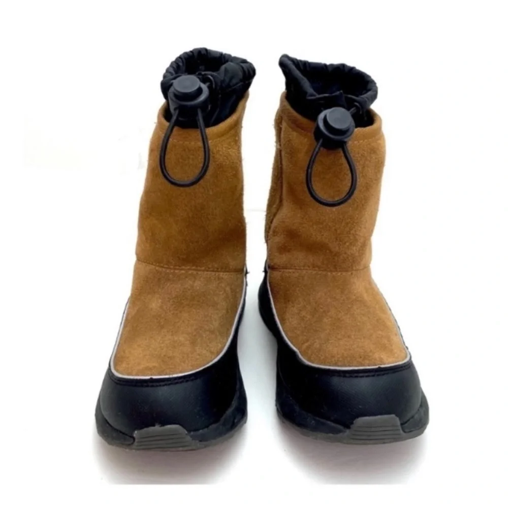 Ugg Kids K Kirby WP Suede Winter Snow Boot in Camel Tan Brown Size 10 Toddler